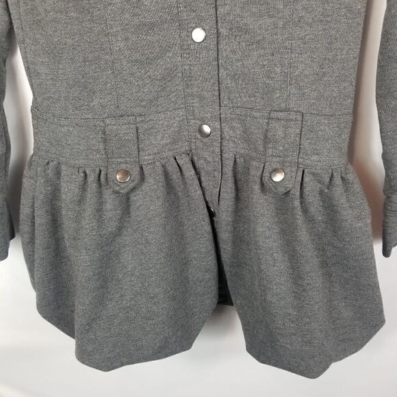 TWENTYONE Gray Jacket with Balloon Hem. Size S - Picture 4 of 12